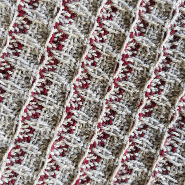 Lot de 2 lavettes en coton-lin bio tissées main - 30x30cm